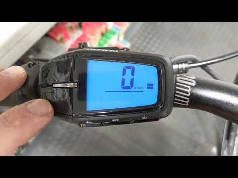 How to change Yamaha ebike display from km to miles.