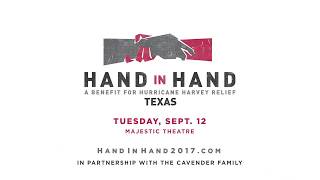 Hand In Hand: A Benefit for Hurricane Harvey Relief