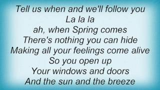 Jane Siberry - When Spring Comes Lyrics