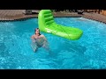 Can Ursula Get On Her Sun Comfort Pool Lounge