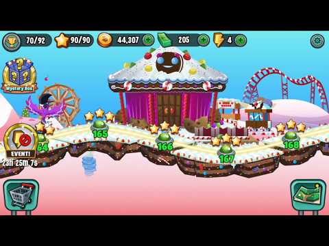 2018 Diner Dash Candy Carnival  level 166