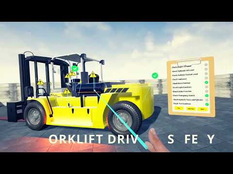 Virtual Reality Safety Training for Transport Industry Driving Simulator