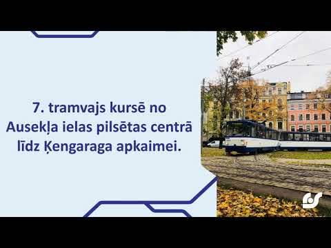 7.tramvaja maršruts "Ausekļa iela - Ķengarags"