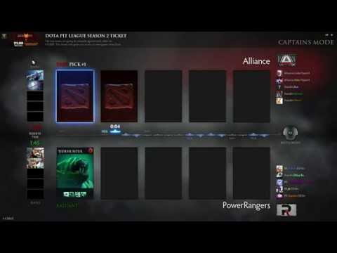 Pit League: S2 - Power Rangers vs Alliance - Game 1 DRAFT ONLY