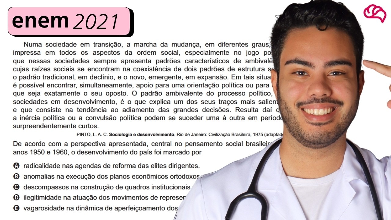 Resolução em Vídeo — Questão 80 ENEM 2021