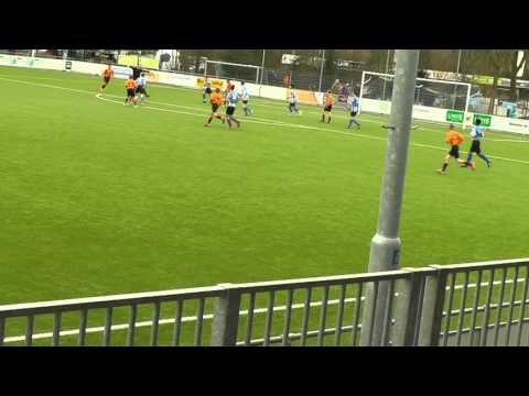 19 maart 2016 IJFC C1 - VV De Meern C2 com 2-1 Prachtige redding keeper IJFC op schot Rainier