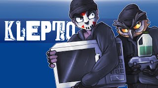 KLEPTO - (Burglary Simulator) Vanoss &amp; Delirious Stealing EVERYTHING! Glitches!!!!