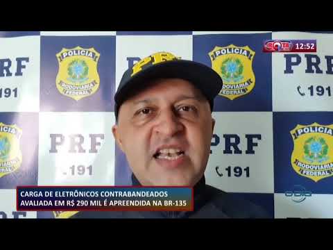 PRF apreende em Cristino Castro R$ 290 Mil em eletroÌ‚nicos contrabandeados 01 10 2020