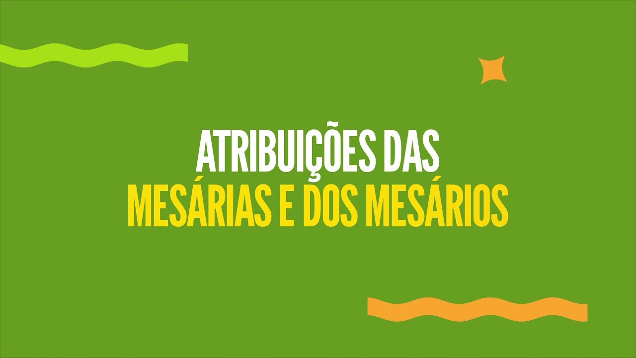 Thumbnail do vídeo Atribuições das Mesárias e dos Mesários