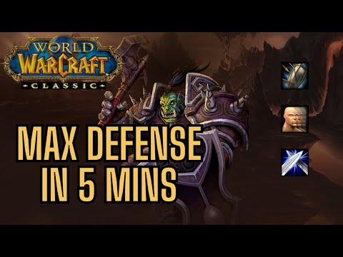 FASTEST Way To Level Defense Skill | WoW Classic
