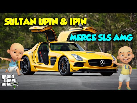 Sultan Upin Ipin BELI MERCE SLS AMG Keren MANTUL di DUNIA - GTA V Sultan Upin Ipin Terbaru