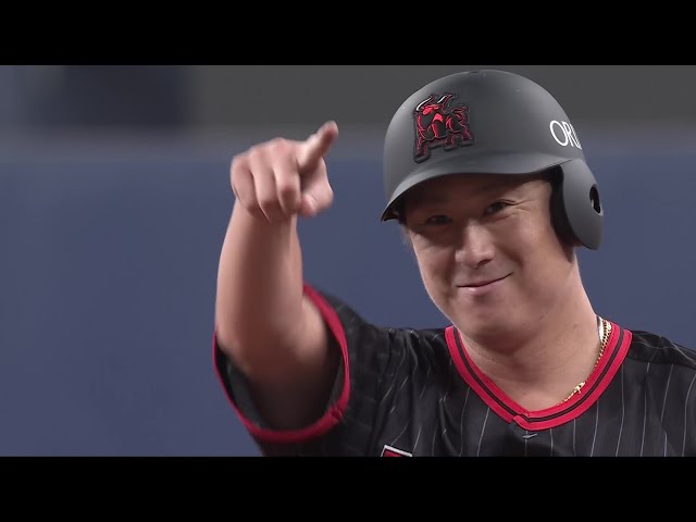 【9回裏】バファローズ・杉本裕太郎 レフトへのタイムリーヒットで1点差に詰め寄る!! 2025年8月1日 オリックス・バファローズ 対 北海道日本ハムファイターズ