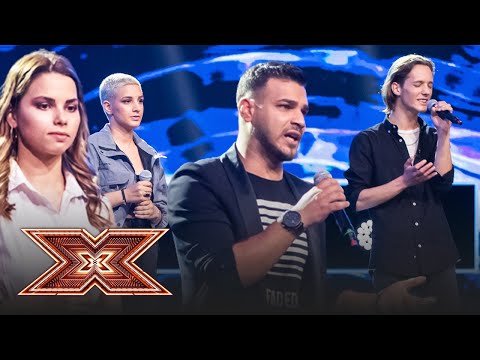 Cea mai emoționantă poveste! Alfa Band cântă piesa The Sound Of Silence (Disturbed), la X Factor