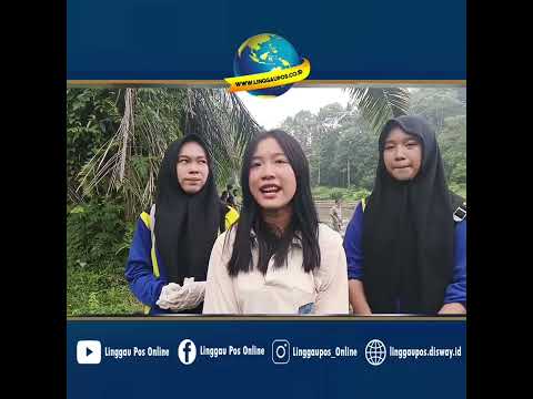 Pelajar Ikut Bersihkan Sungai Kelingi Lubuk Linggau