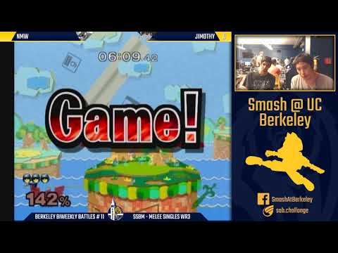 Berkeley Biweekly Battles #11 - Melee Singles Winner R3: NMW vs Jimothy