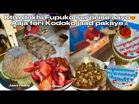 Fupu suprise me for hitting 40K sub on youtube😫 ||Aaja feri kodoko jaad pakaye hai #recipe