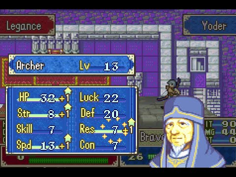 Yoder the Capped Defense Archer! - FE6 Hard Mode Iron Man Randomized Part 3