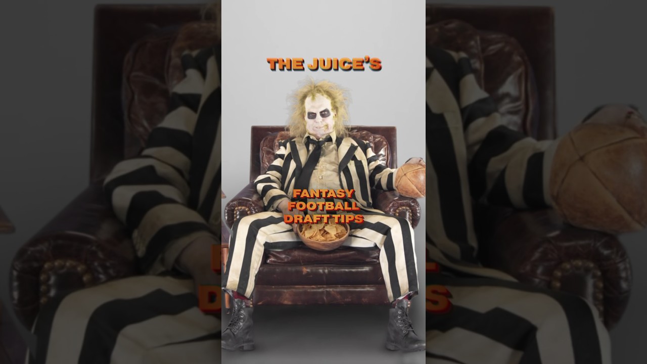 The Juice’s hottest fantasy football draft tips. 🏈 🪲 🧃 #Beetlejuice #Beetlejuice