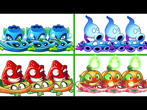 PvZ 2 4 Super Team Plants Vs Team Zombies Part 90 - Team So OP !!!