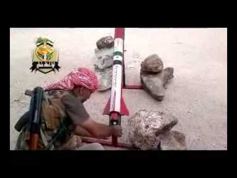 تجهيز صاروخ رعد 1 محلي الصنع من قبل لواء أحفاد عثمان لاستهداف قوات النظام في ريف حمص