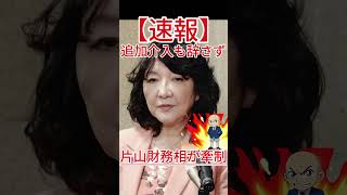 片山財務相が牽制 追加介入も辞さず