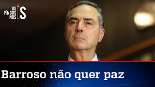 Barroso não baixa o tom e volta a fazer críticas a Bolsonaro