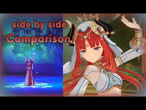 Nilou's dance comparison with actual persian dance