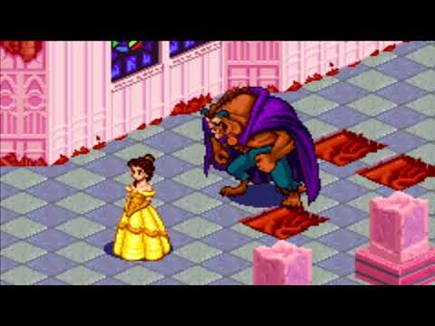 Kingdom Hearts Chain of Memories (GBA) Cutscene #80 The Party Meets Beast and Belle