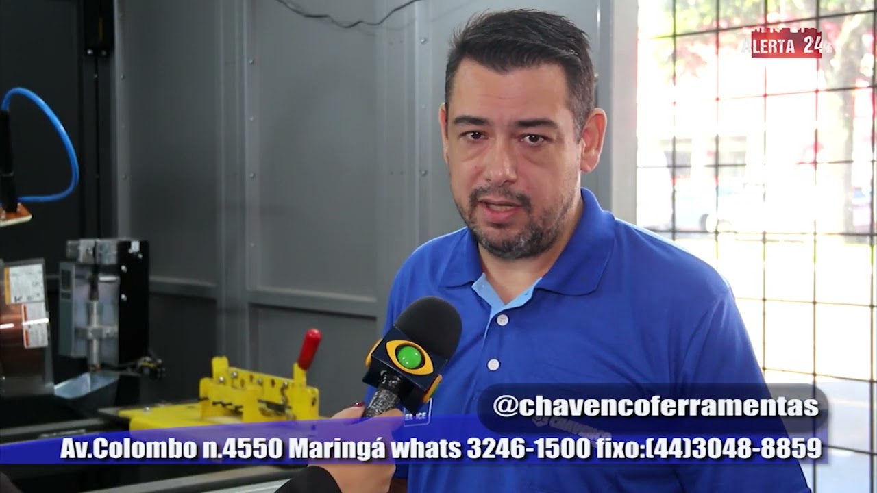 Célula para soldagem robotizada da Sumig na Chavenco