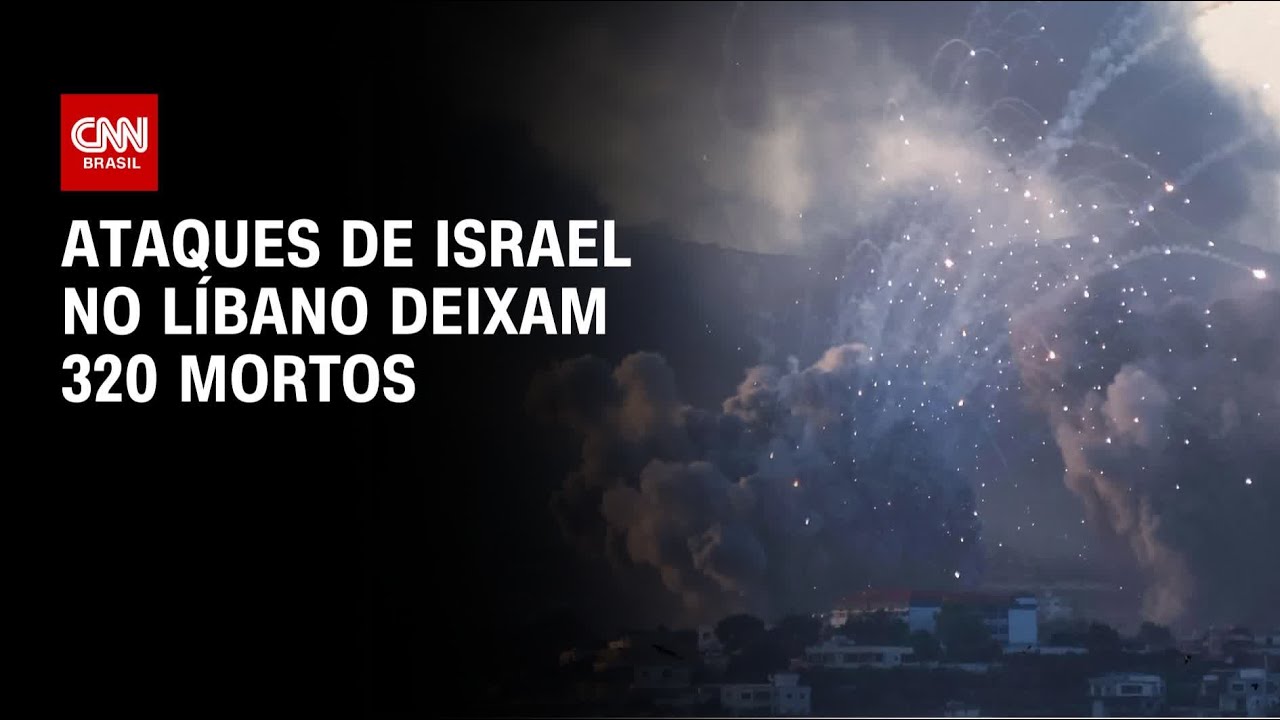 Ataques de Israel no Líbano deixam 320 mortos | CNN 360°
