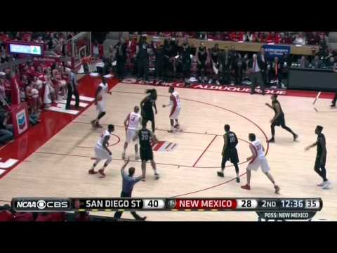 SDSU MEN'S HOOPS: #25 AZTECS 63, NEW MEXICO 46 - 2/17/15