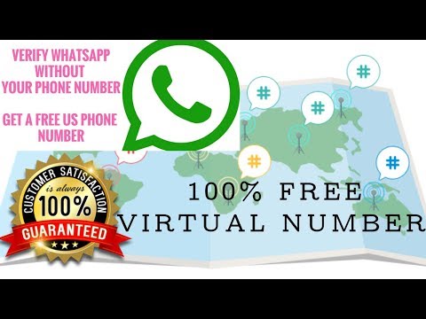 How to get free virtual numbers for WhatsApp (latest update 2019) Video