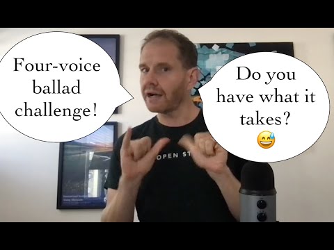 Four-Voice Training for Jazz Ballads ("The Nearness of You"