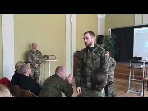 NATO karių susitikimas su Rokiškio rajono moksleiviais 2019-10-03