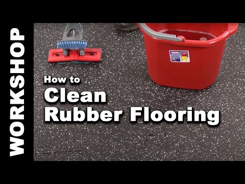 How to Clean Rubber Flooring in 4 Easy Steps