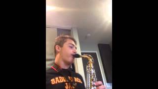 Free improv jazz alto sax