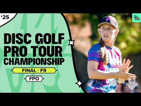 2025 DGPT Championship | FPO FINALF9 | Saarinen, Pierce, Handley, Salonen | Jomez Disc Golf