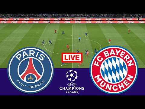 🔴 LIVE : PSG gegen Bayern München | Champions-League-Viertelfinale 25/26 | Video Game Simulation