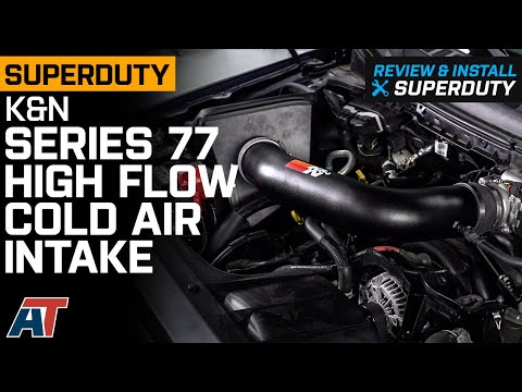 2017-2019 F-250 SuperDuty 6.2L K&N Series 77 High Flow Cold Air Intake Review & Install