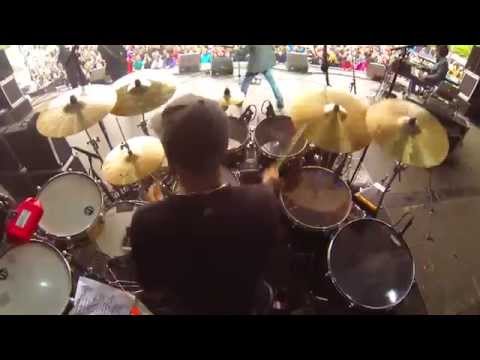 Pete Ray Biggin Drum Cam with level 42 in denmark 1.6.13 GoPro 3 Hero Black audio glitching problem