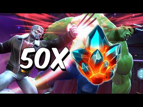50x Premium Hero Crystal Opening! - Marvel Contest Of Champions