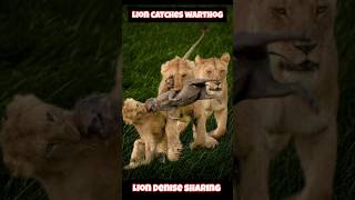 Download lagu Raw Wildlife Moments: Lion Predation on Baby Warthog Unfolds! 🦁 #shorts #animals mp3