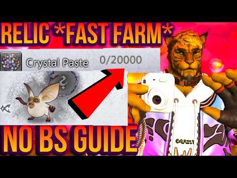 Relic Weapon FAST FARM! Crystal Paste BEST FARMING METHOD!