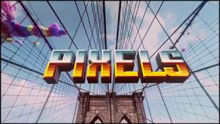 PIXELS - 1080p Long Version w/Extra Scenes (Patrick Jean cg short, remastered audio)