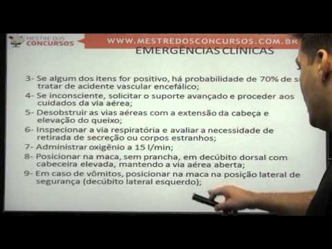 Vídeo Aula grátis - Primeiros Socorros - Prof. Alan Ferreira  - Mestre dos Concursos