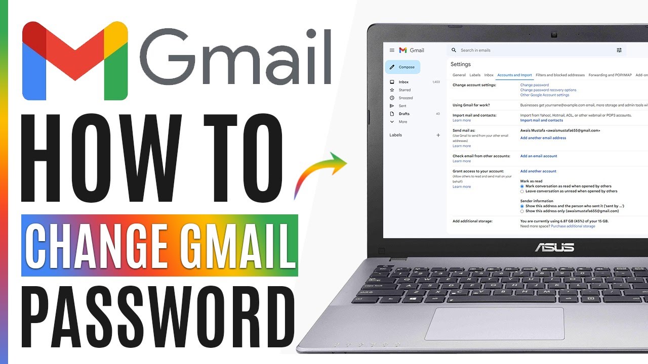How to Change Gmail Password on PC/Laptop (2025)