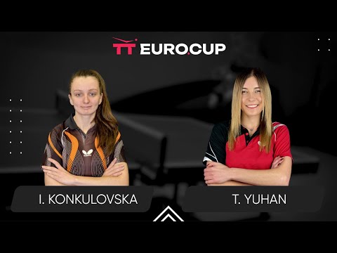 12:15 Iryna Konkulovska - Tetiana Yuhan 29.10.2025  TT Euro.Cup Women Ukraine Star . TABLE 3