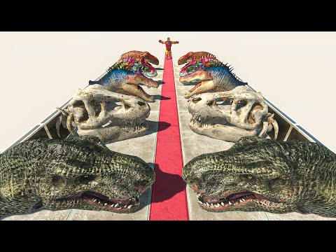 Animal Heads Road ► Who Can Survive - Animal Revolt Battle Simulator