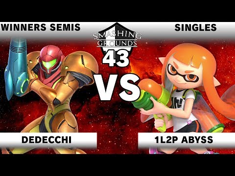 Smashing Grounds 43 Winners Semis - 1L2P Abyss [Inkling] v Dedecchi [Samus]