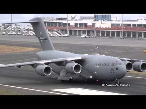 UNBELIEVABLE C-17A Globemaster III USA - Air Force at Madeira